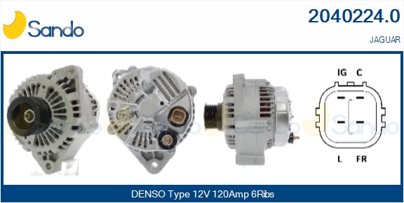  ALTERNATORE (ADATTABILE) JAGUAR X-TYPE 2.5 -09