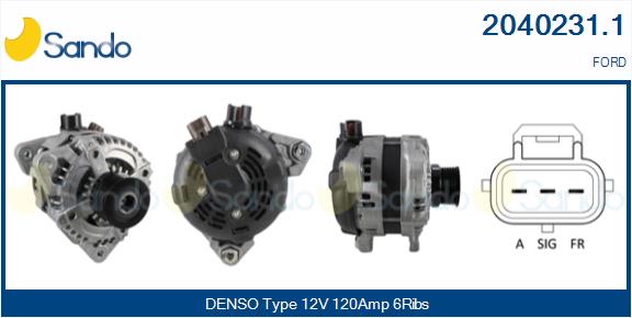 Alternatore SANDO 2040231.1