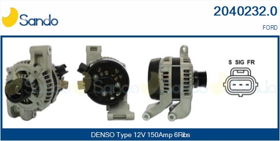 Alternatore SANDO 2040232.0