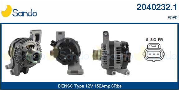 Alternatore SANDO 2040232.1