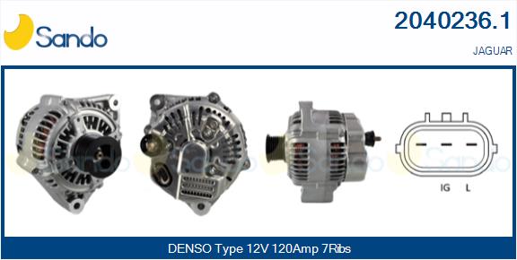 Alternatore SANDO 2040236.1
