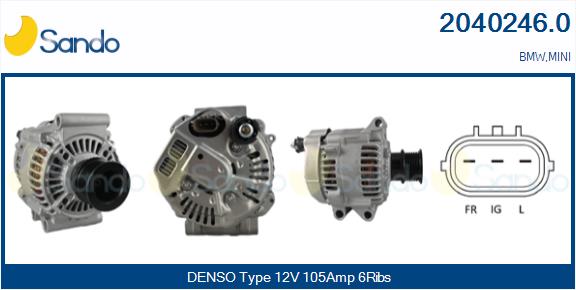 Alternatore SANDO 2040246.0