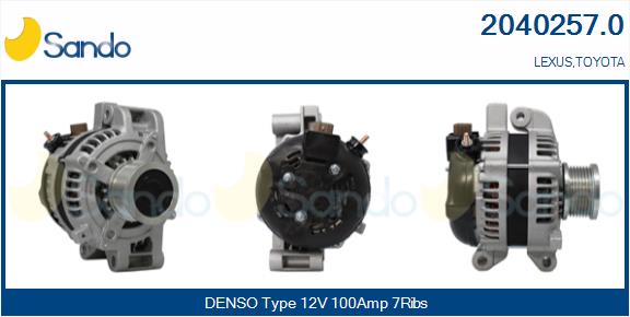  ALTERNATORE (ADATTABILE) TOYOTA VERSO 2.0D 09-