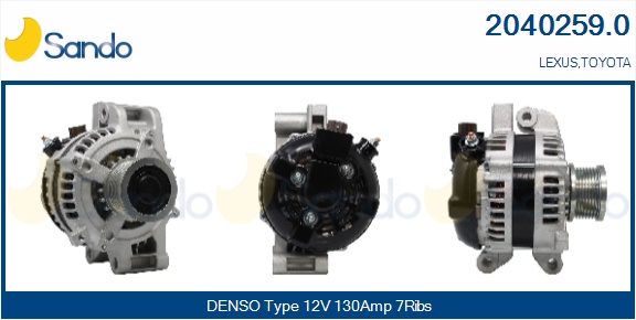  ALTERNATORE (ADATTABILE) TOYOTA AVENSIS 2.0D 09-