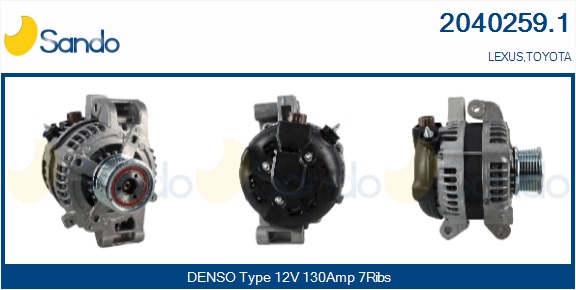  ALTERNATORE (ORIGINALE ) TOYOTA VERSO 2.0D 09-