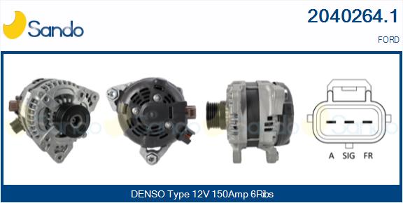 Alternatore SANDO 2040264.1