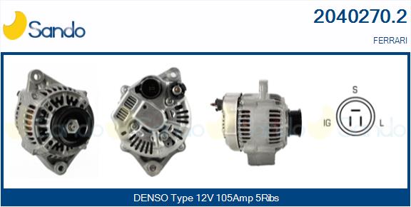 Alternatore SANDO 2040270.2