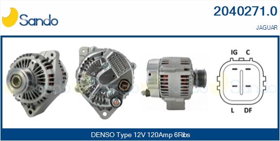 Alternatore SANDO 2040271.0