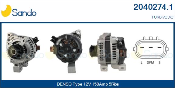 Alternatore SANDO 2040274.1
