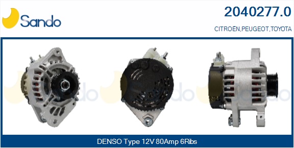  ALTERNATORE (ADATTABILE) PEUGEOT 107 1.0 05-