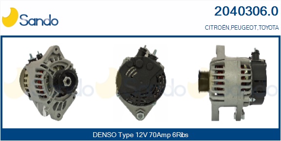  ALTERNATORE (ADATTABILE) PSA.TOYOTA