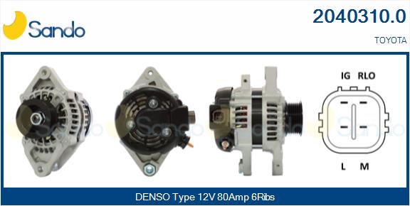  ALTERNATORE (ADATTABILE) TOYOTA YARIS 1.0 GPL -11