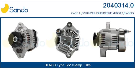  ALTERNATORE (ADATTABILE) DAIHATSU HIJET 1.0 -98