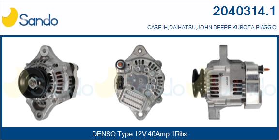 Alternatore SANDO 2040314.1