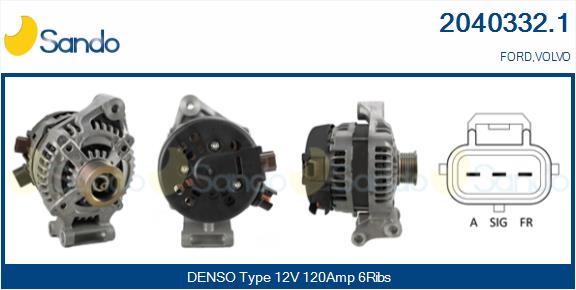 Alternatore SANDO 2040332.1