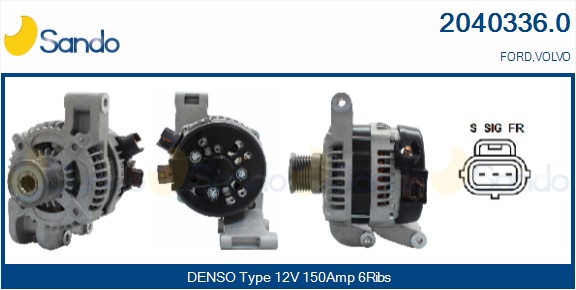  ALTERNATORE (ADATTABILE) FORD FOCUS 1.8 LPG -12