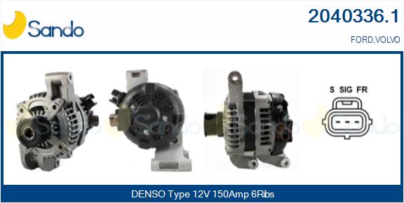 Alternatore SANDO 2040336.1