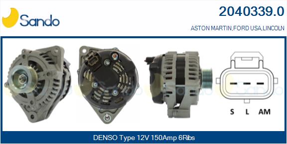 Alternatore SANDO 2040339.0