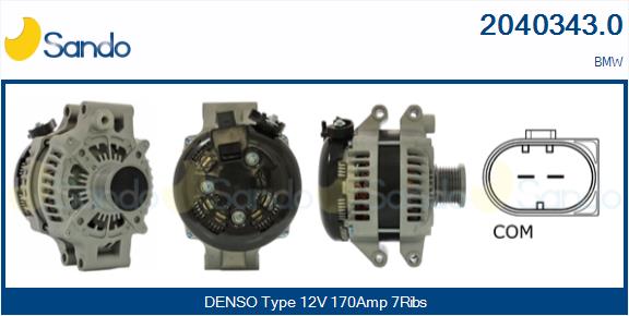 Alternatore SANDO 2040343.0