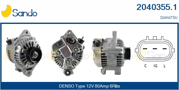  ALTERNATORE (ORIGINALE )