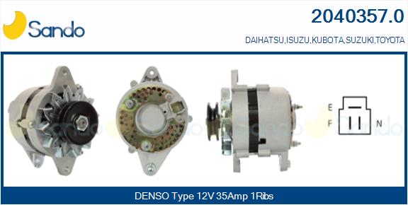 Alternatore SANDO 2040357.0