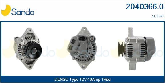 Alternatore SANDO 2040366.0
