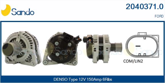 Alternatore SANDO 2040371.0