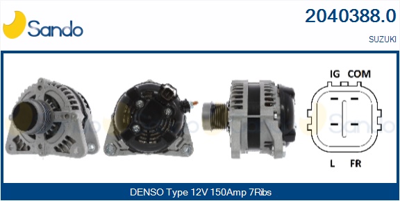  ALTERNATORE (ADATTABILE) TOYOTA