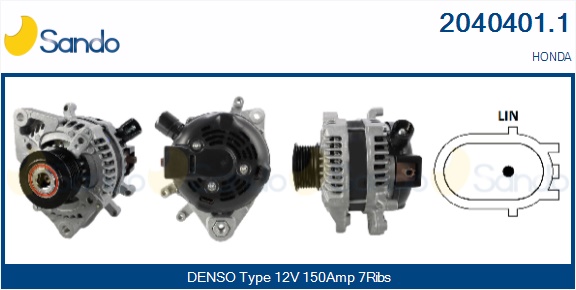  ALTERNATORE (ORIGINALE) HONDA CIVIC 1.6i-DTEC 14-