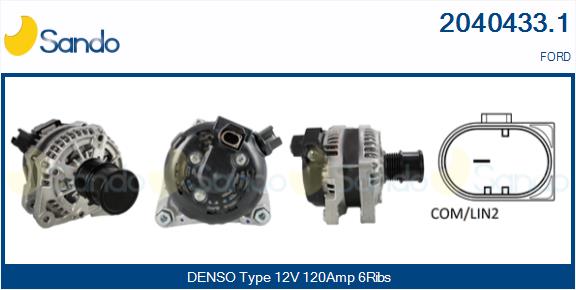 Alternatore SANDO 2040433.1