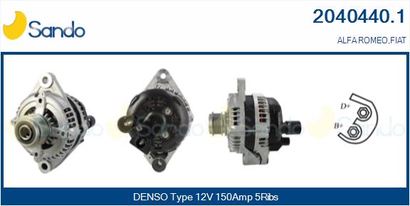Alternatore SANDO 2040440.1