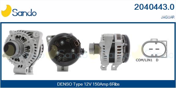  ALTERNATORE (ADATTABILE) JAGUAR XF 2.2D -15