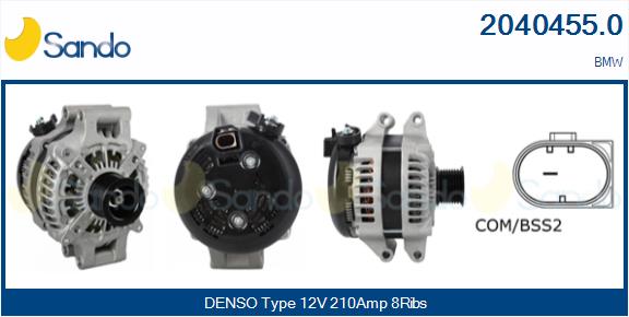 Alternatore SANDO 2040455.0