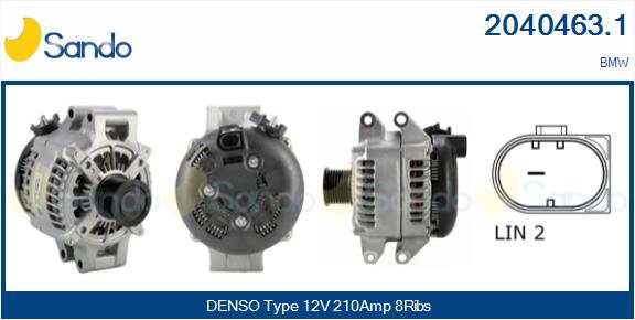 Alternatore SANDO 2040463.1