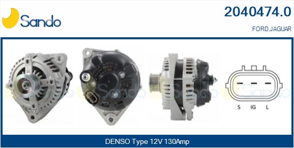 Alternatore SANDO 2040474.0