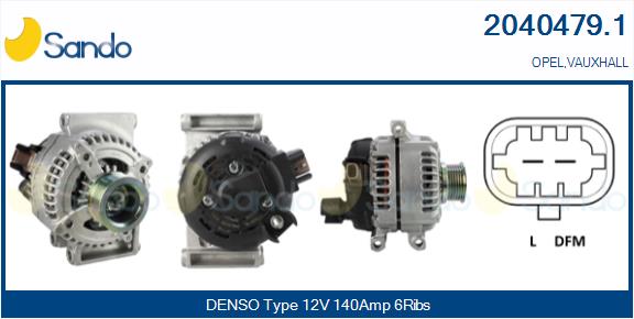 Alternatore SANDO 2040479.1