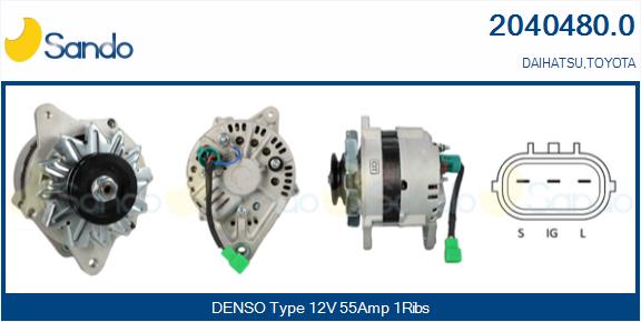 Alternatore SANDO 2040480.0