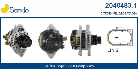 Alternatore SANDO 2040483.1