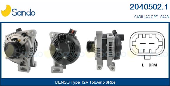 Alternatore SANDO 2040502.1
