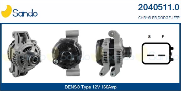 Alternatore SANDO 2040511.0