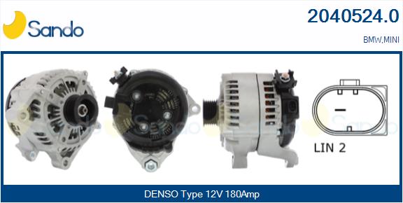 Alternatore SANDO 2040524.0