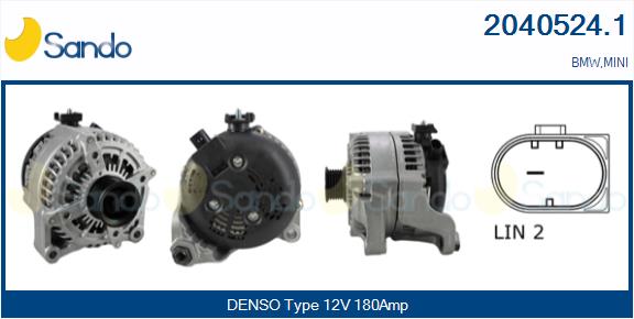 Alternatore SANDO 2040524.1