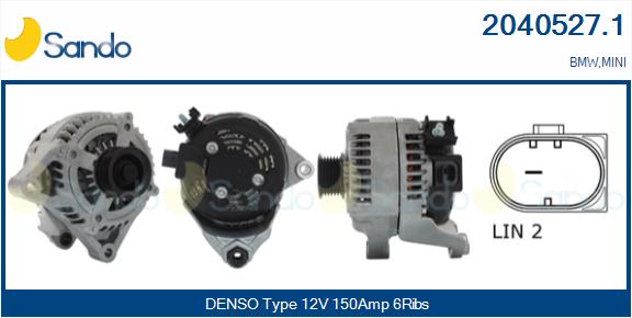 Alternatore SANDO 2040527.1