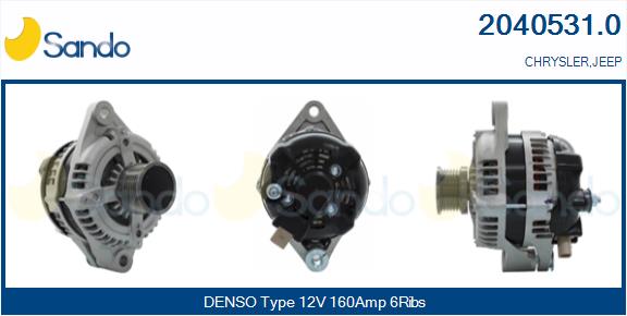 Alternatore SANDO 2040531.0