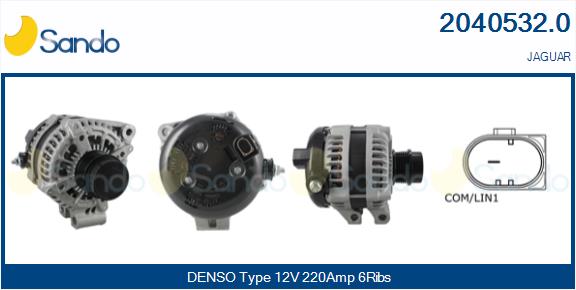 Alternatore SANDO 2040532.0