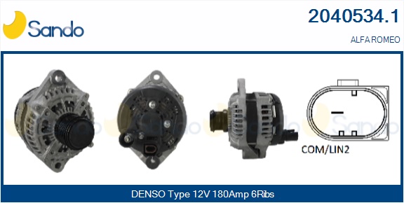  ALTERNATORE (ORIGINALE) ALFA GIULIA 2.2 D 15-