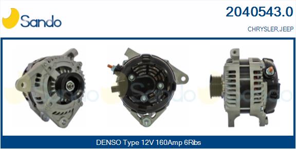 Alternatore SANDO 2040543.0