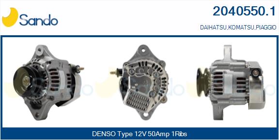 Alternatore SANDO 2040550.1