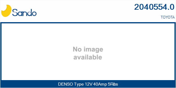 Alternatore SANDO 2040554.0