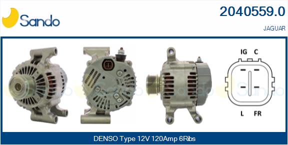 Alternatore SANDO 2040559.0